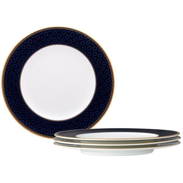 Noritake Blueshire Set Of 4 Accent Plates, 9" Wayfair